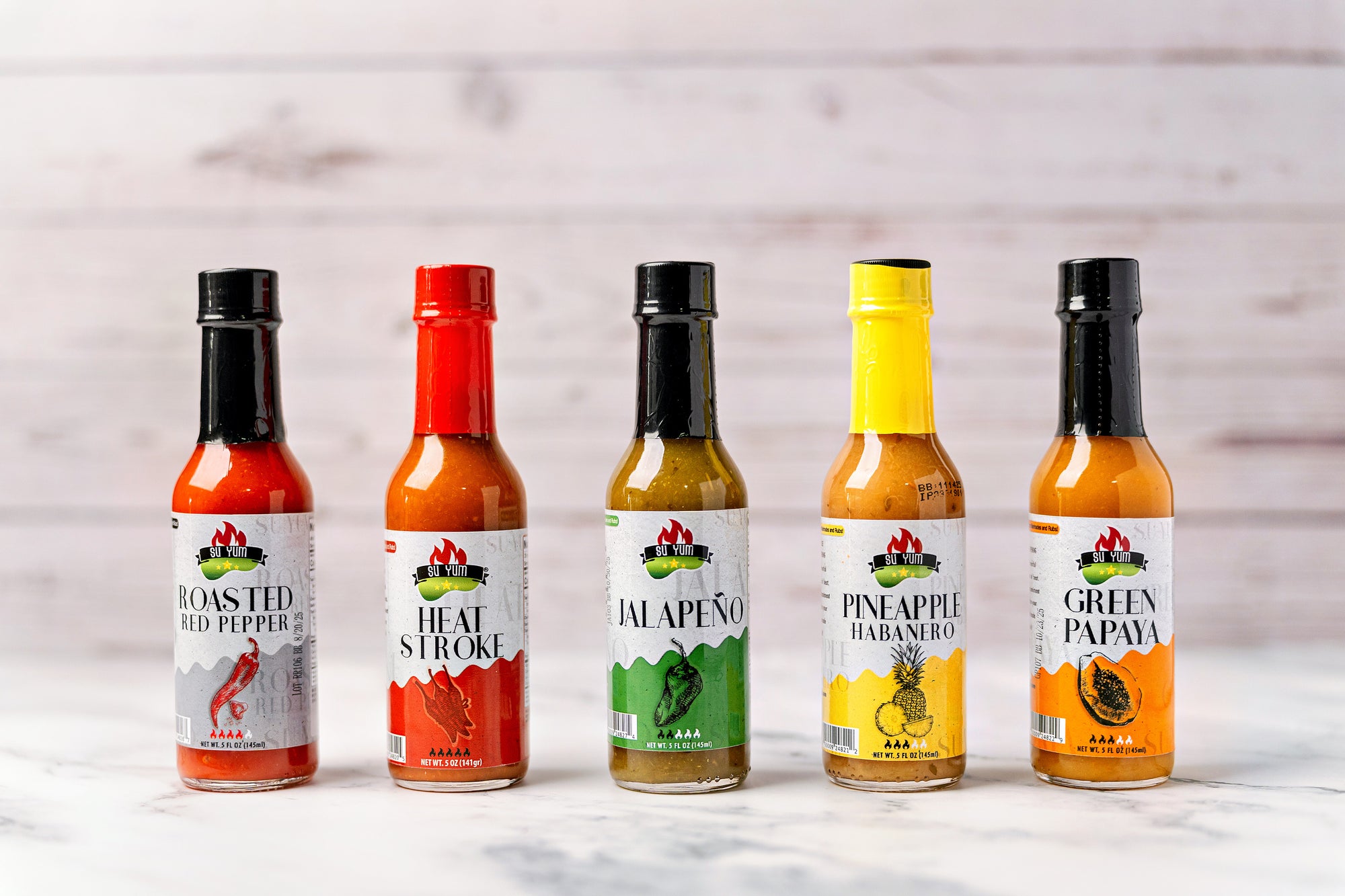 5 Pack Hot Sauce Bundle