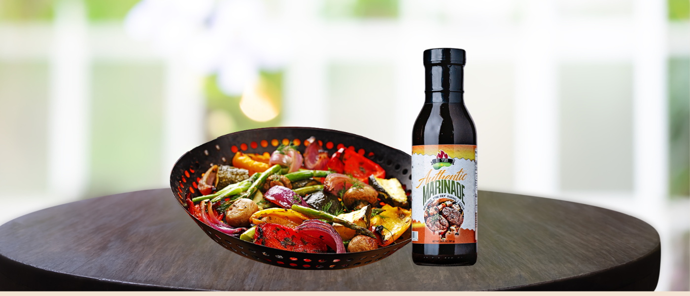 img src="grilled-veggies.jpg" alt="Grilled vegetables on a BBQ platter with colorful peppers, zucchini, and eggplant