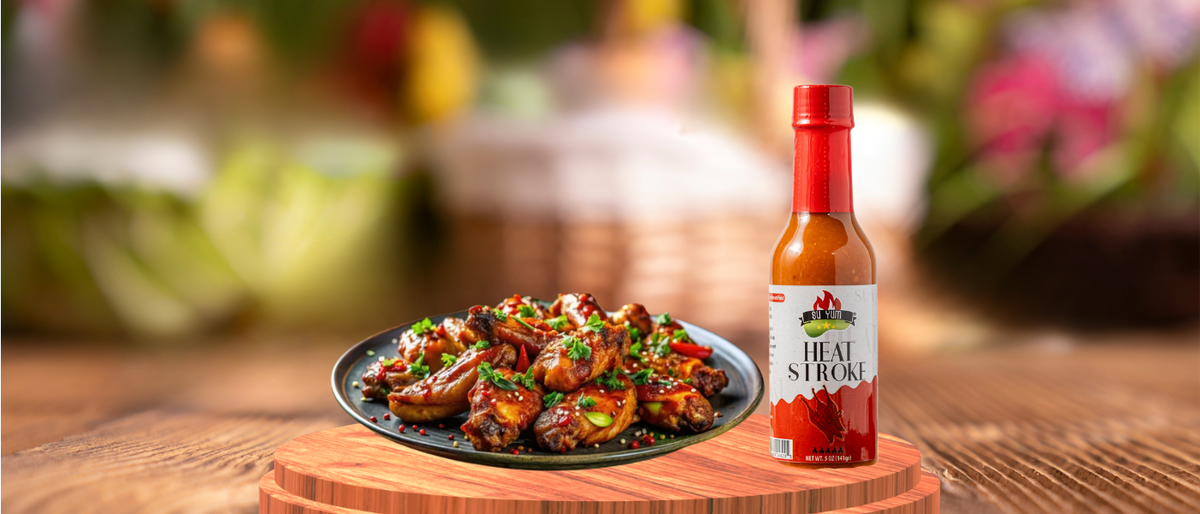 Fiery Bbq Wings with Su Yum Heat Stroke - April