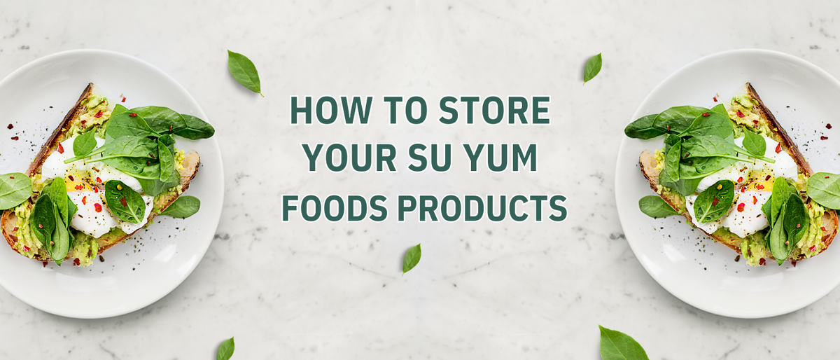 Su Yum Foods sauce bottles with text overlay: Tips for Storing Sauces for Maximum Freshness and Quality